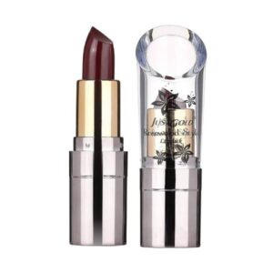 Just Gold Rosewood Style Shiny Lipstick 01 Brown – Hydrating & Glossy Finish