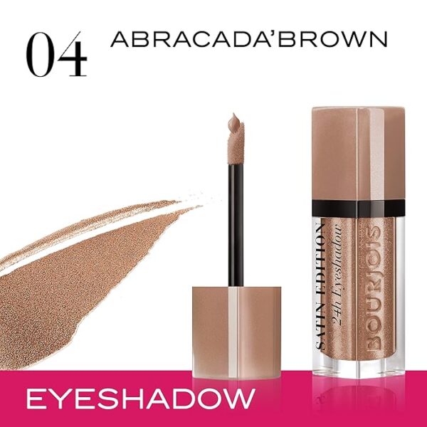 Bourjois Paris Satin Edition 24H Eyeshadow - 04 Abracada'Brown - Image 5