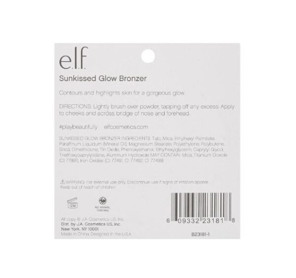 e.l.f. Sunkissed Glow Bronzer Sun Kissed - Image 4