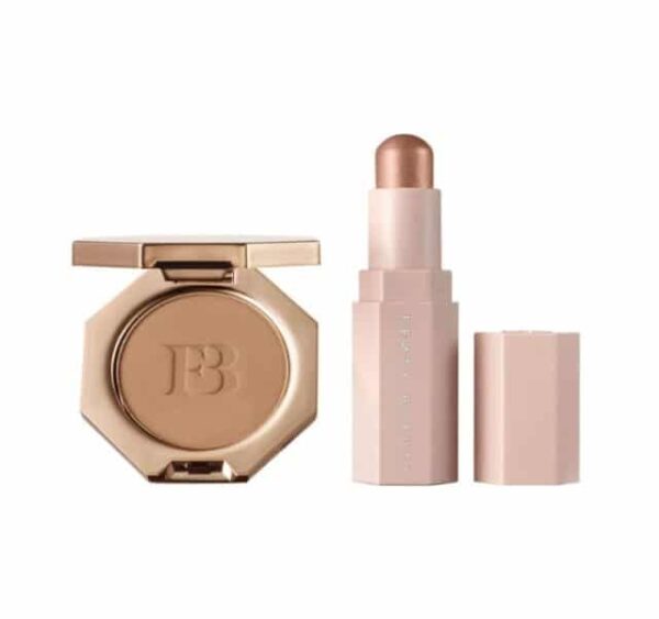 Fenty Beauty LIL Bronze Duo Mini Bronzer Set Shade (Caramel Cutie / Sinamon)