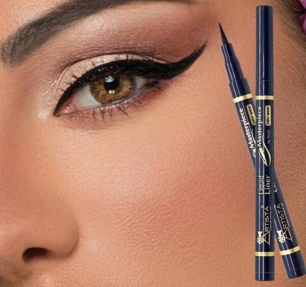Artista - Masterpiece 24h Wear™ Liquid Eyeliner Pen, Waterproof & Long Lasting, Black - Image 3