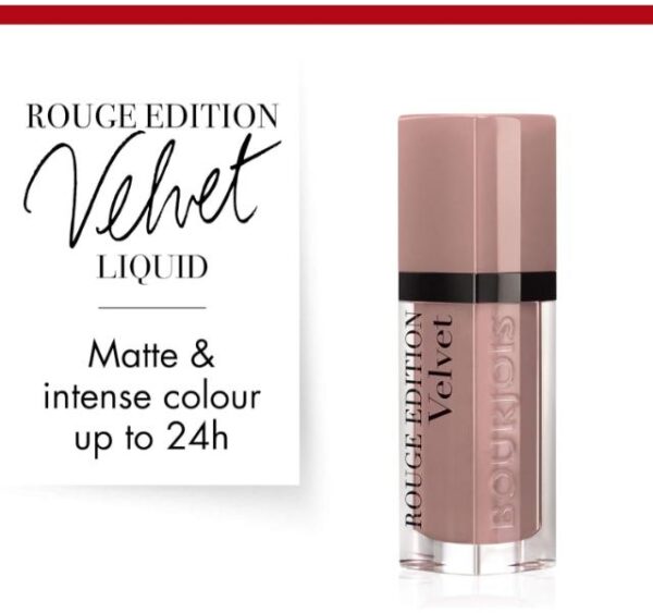 Bourjois Paris Rouge Edition Velvet Lipstick 7.7ml – 27 Café Ole | Matte & Long-Lasting - Image 4