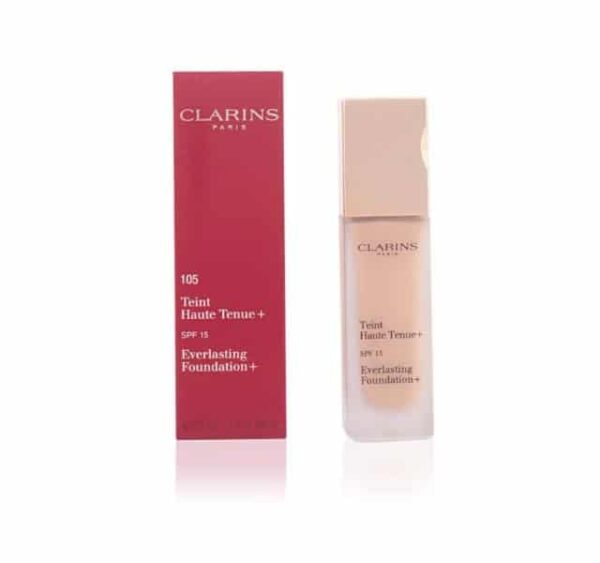 Clarins Everlasting Foundation 105 Nude 1.2 Fluid Ounces Spf 15