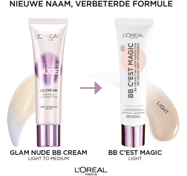 L'OREAL Paris BB C'est Magic 5 in 1 Skin Perfector Cream Light 30ml - Image 2