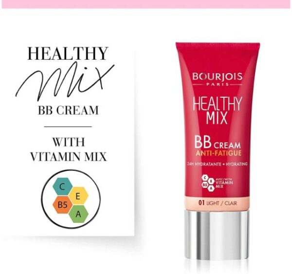 Bourjois Healthy Mix BB Cream Anti-Fatigue 01 Light - Image 3