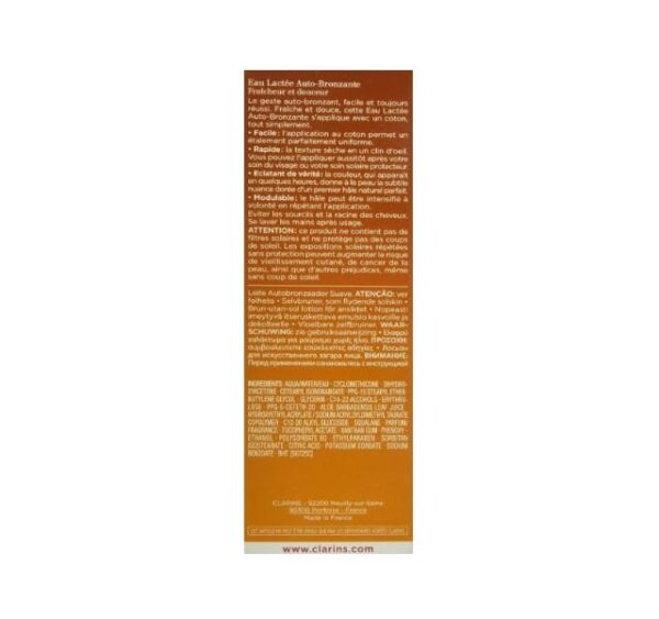 Clarins Intense Bronze Self Tanning Tint for Face and Decoll - Image 3