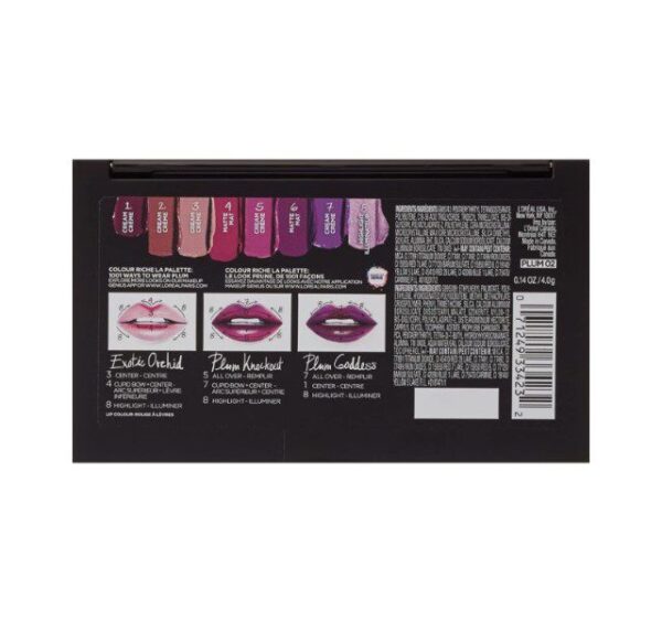 L'Oréal Paris Colour Riche La Palette Lip - Plum - Image 4
