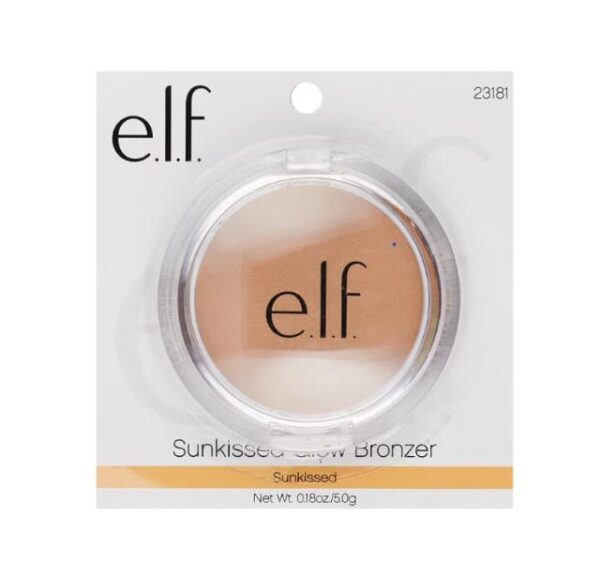 e.l.f. 23182E Essential Sunkissed Glow Bronzer - Warm Tan, .18 oz - Image 3