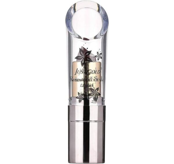 Just Gold Rosewood Style Shiny Lipstick 01 Brown – Hydrating & Glossy Finish - Image 5