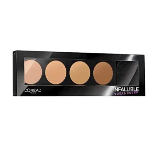 Loreal Paris Infallible total cover Concealer and Contour Kit palette 220