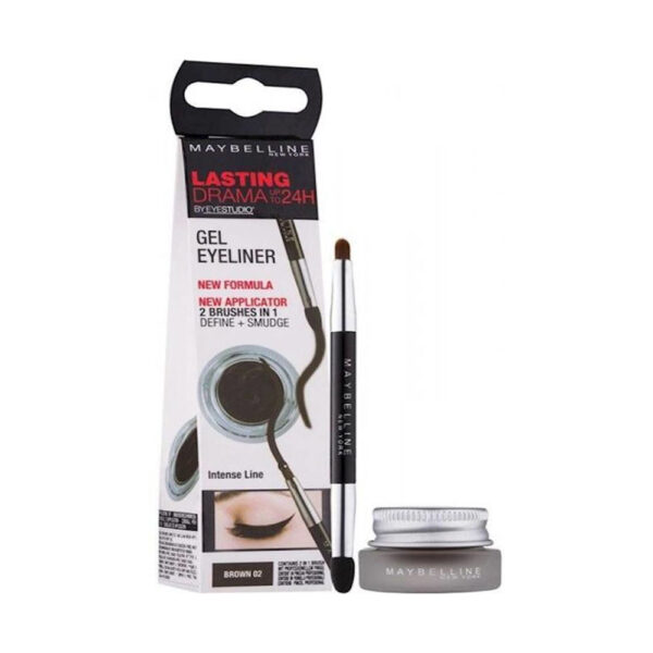 Maybelline Lasting Drama up to 24H Gel eyeliner, 02 Brown
