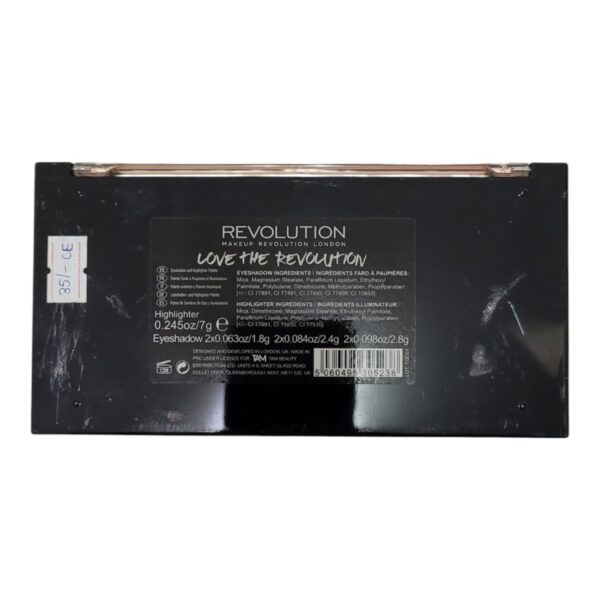 Makeup Revolution London Love The Revolution Eyeshadow & Face Palette - Image 3