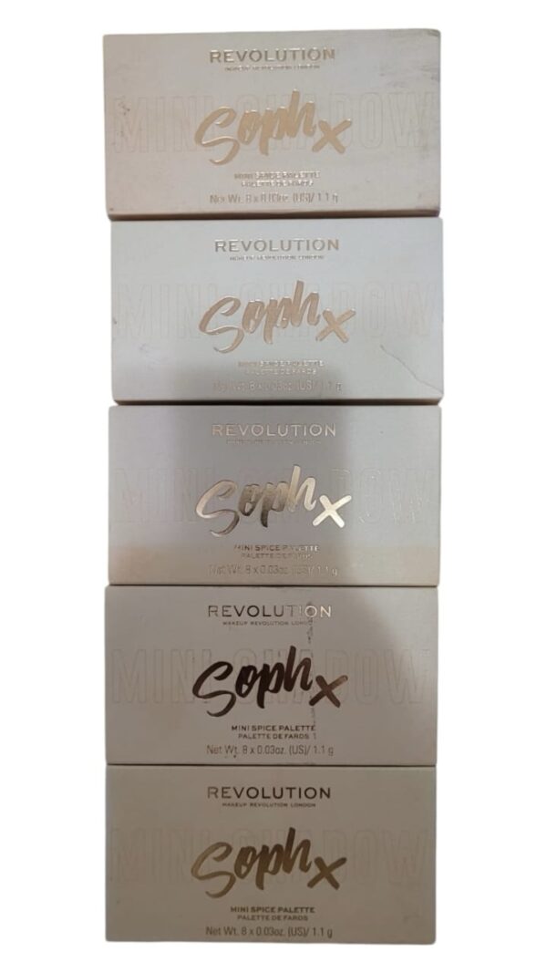 Makeup Revolution x Soph Mini Spice Eyeshadow Palette - 8 Shades - Image 2