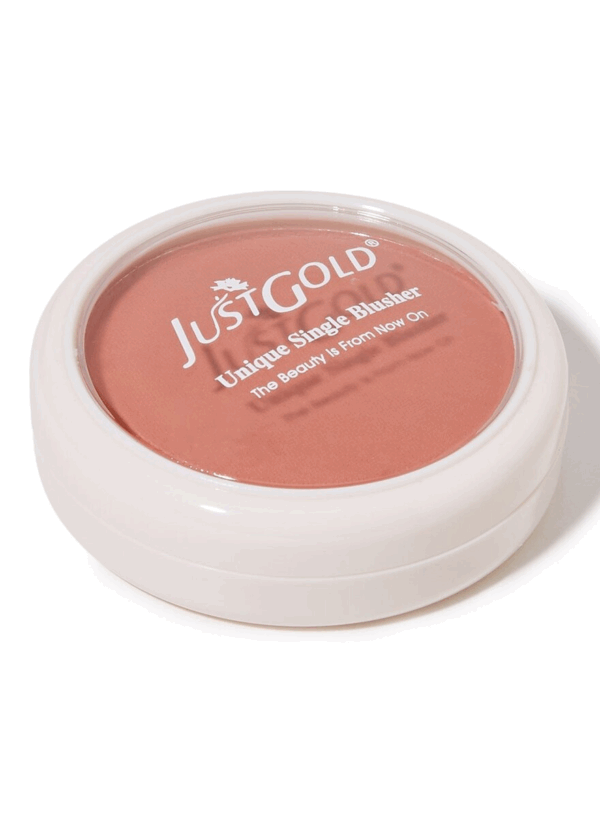 Just Gold Unique Single Blusher - Luxurious Powder Blush