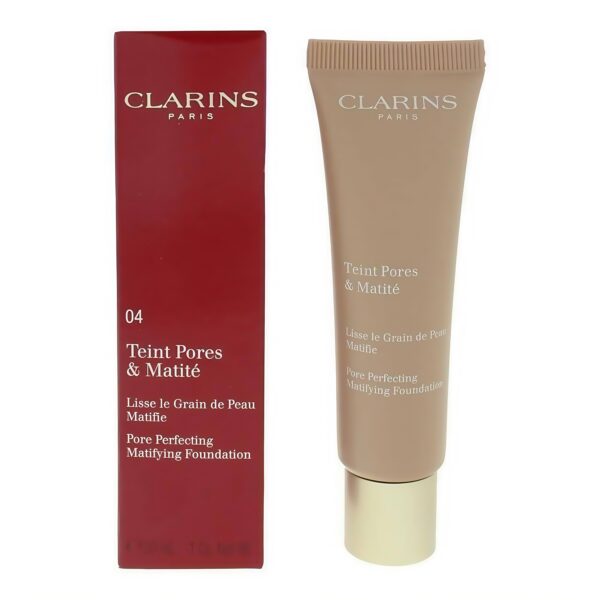 Clarins Pore Perfecting Matifying Foundation - Teint Pores & Matité - Shade 04